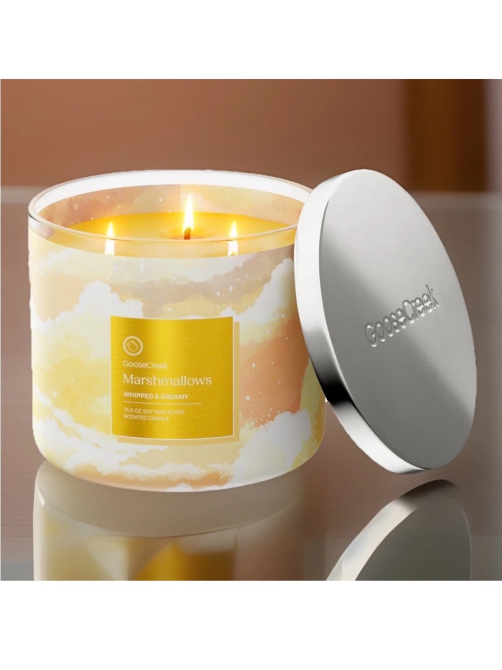 Goose Creek 3-Wick Candle- Marshmallows (14.5 oz)